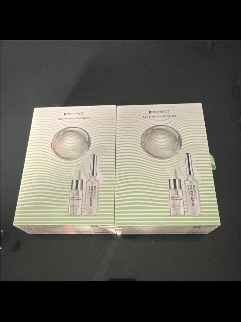 Lot of 2 BIOEFFECT EGF Firming Favorites Serum Kit - Green & White Packaging